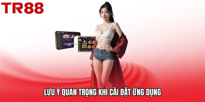 Lưu ý quan trọng khi cài đặt ứng dụng